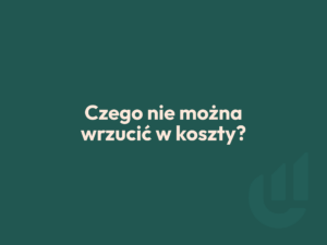 edk consulting czego nie można wrzucić w koszty