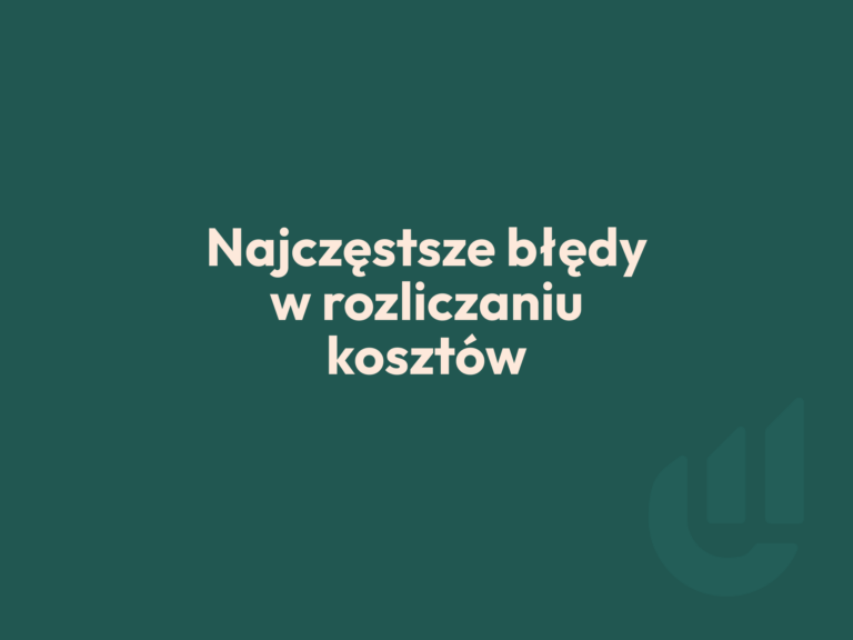 edk consulting najczestrsze bledy w rozliczaniu kosztow